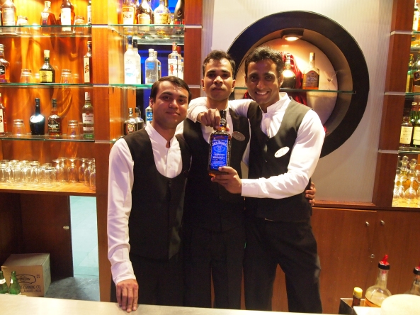 our cute indian bartenders at the Toxic Bar & Lounge ~ fahad is on the right