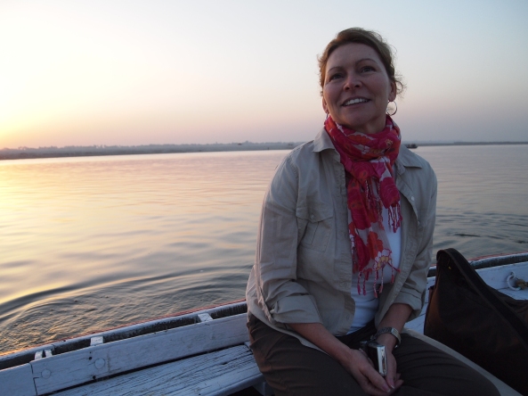 Jayne on the Ganges