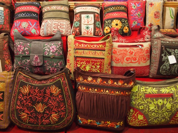 embroidered bags