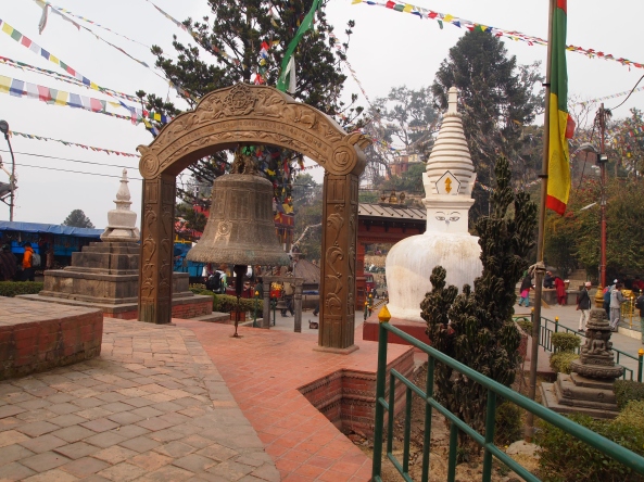 coming upon Swayambhu
