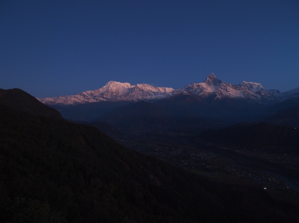 Annapurna Himal & Machhupuchhre before sunrise