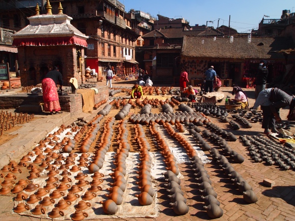 Potter's Square in Bhaktapur