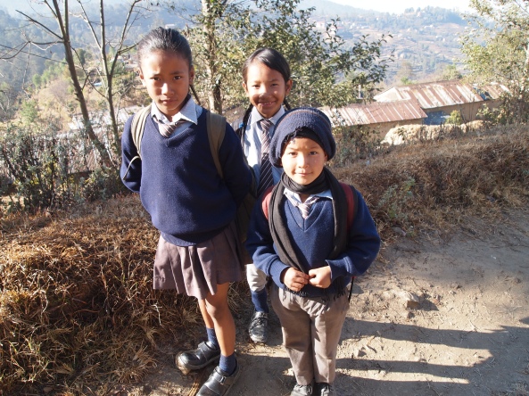 Nepali schoolchildren