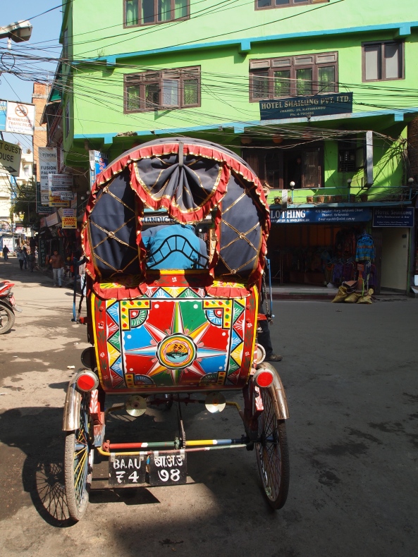 colorful rickshaw