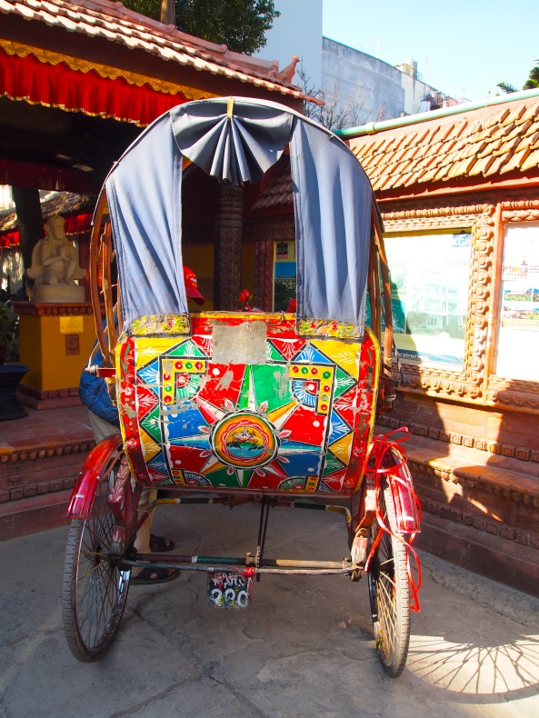 another colorful rickshaw