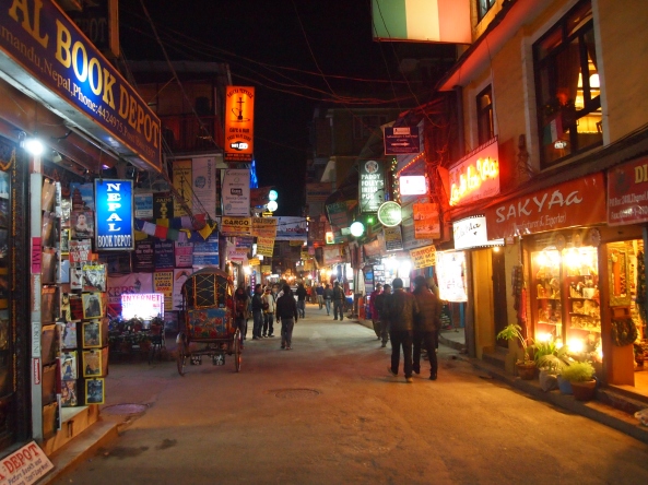 good night and farewell to Thamel